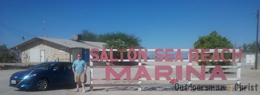 Salton Sea Marina sign