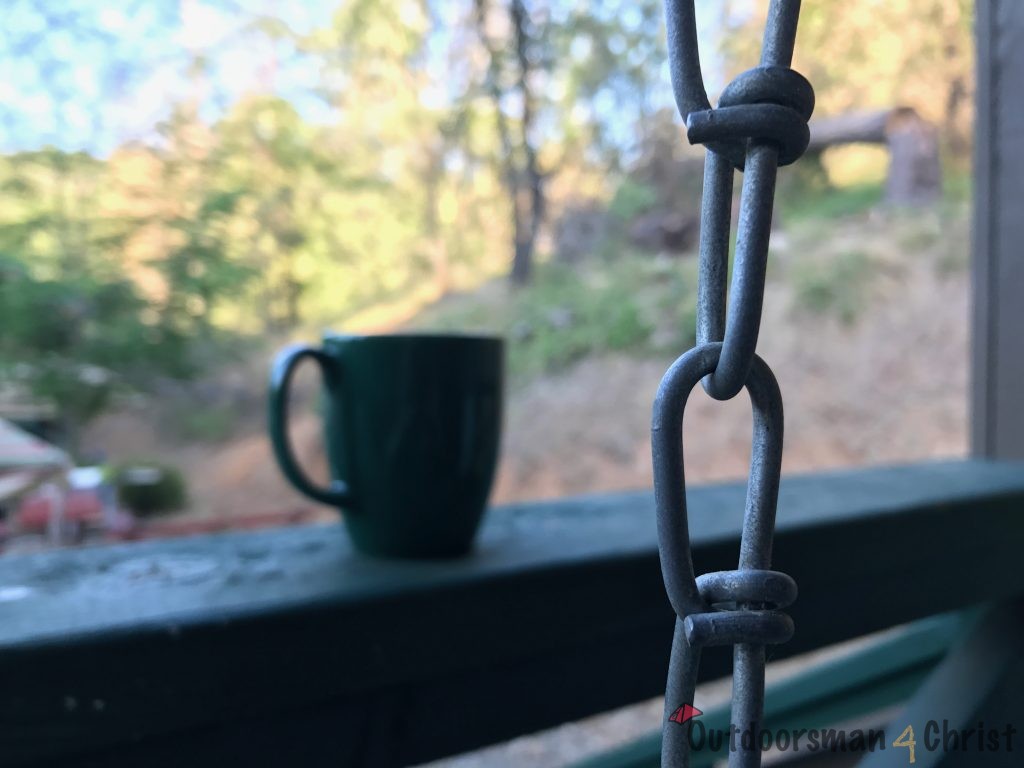 coffee on porch